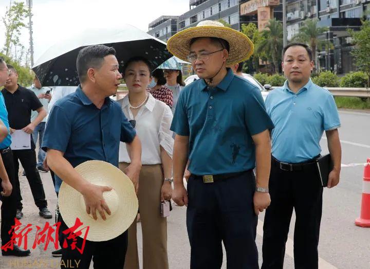 肖平带队现场调研重点项目建设工作_邵阳头条网